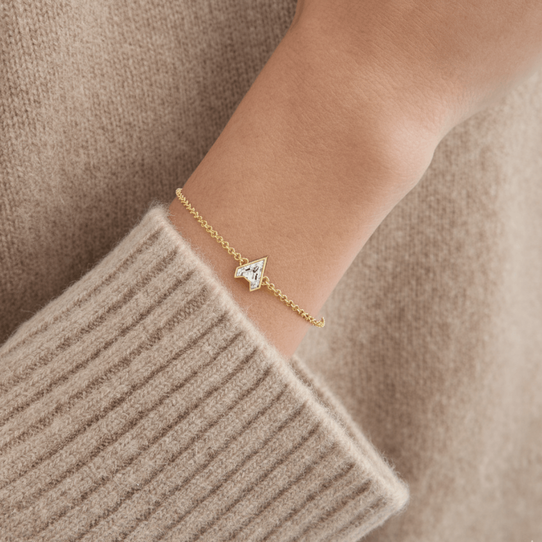 A Letter Alphabet Bracelet — view 2