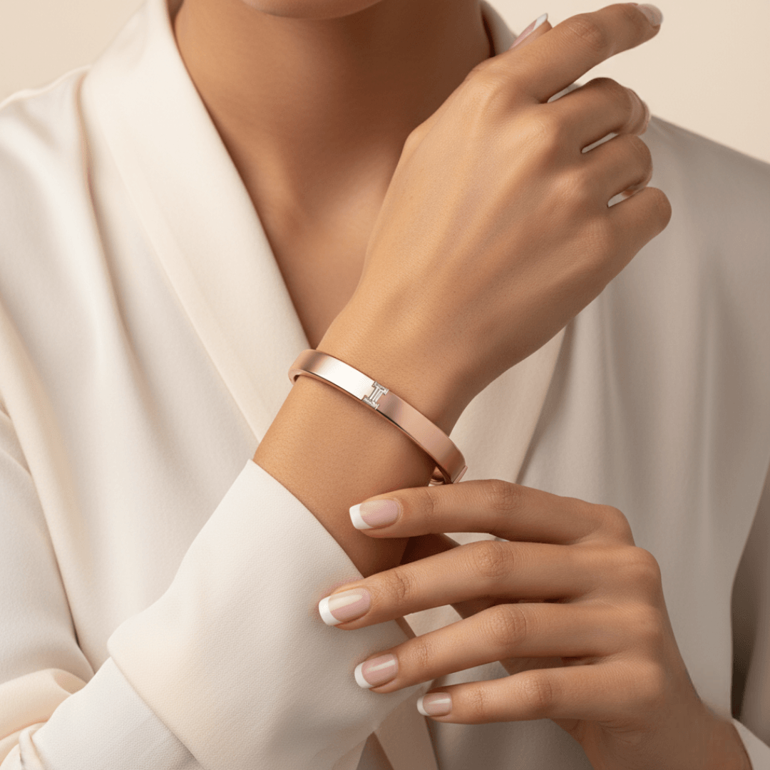 I Letter Alphabet Bangle — view 2