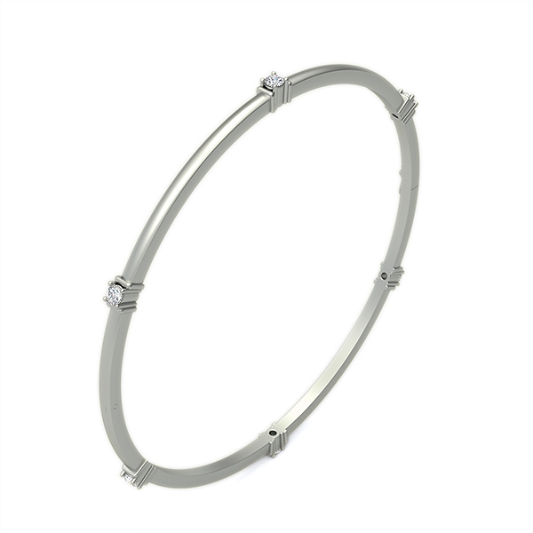 Sabrina in 18k White Gold — view 2