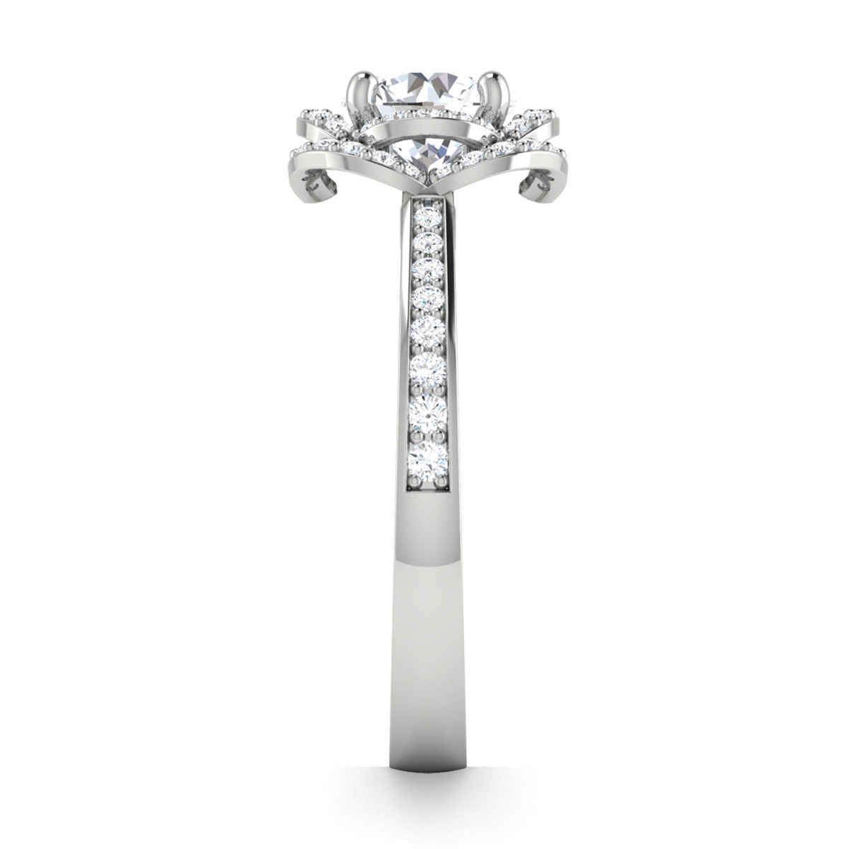 Matilda in 18k White Gold — view 4