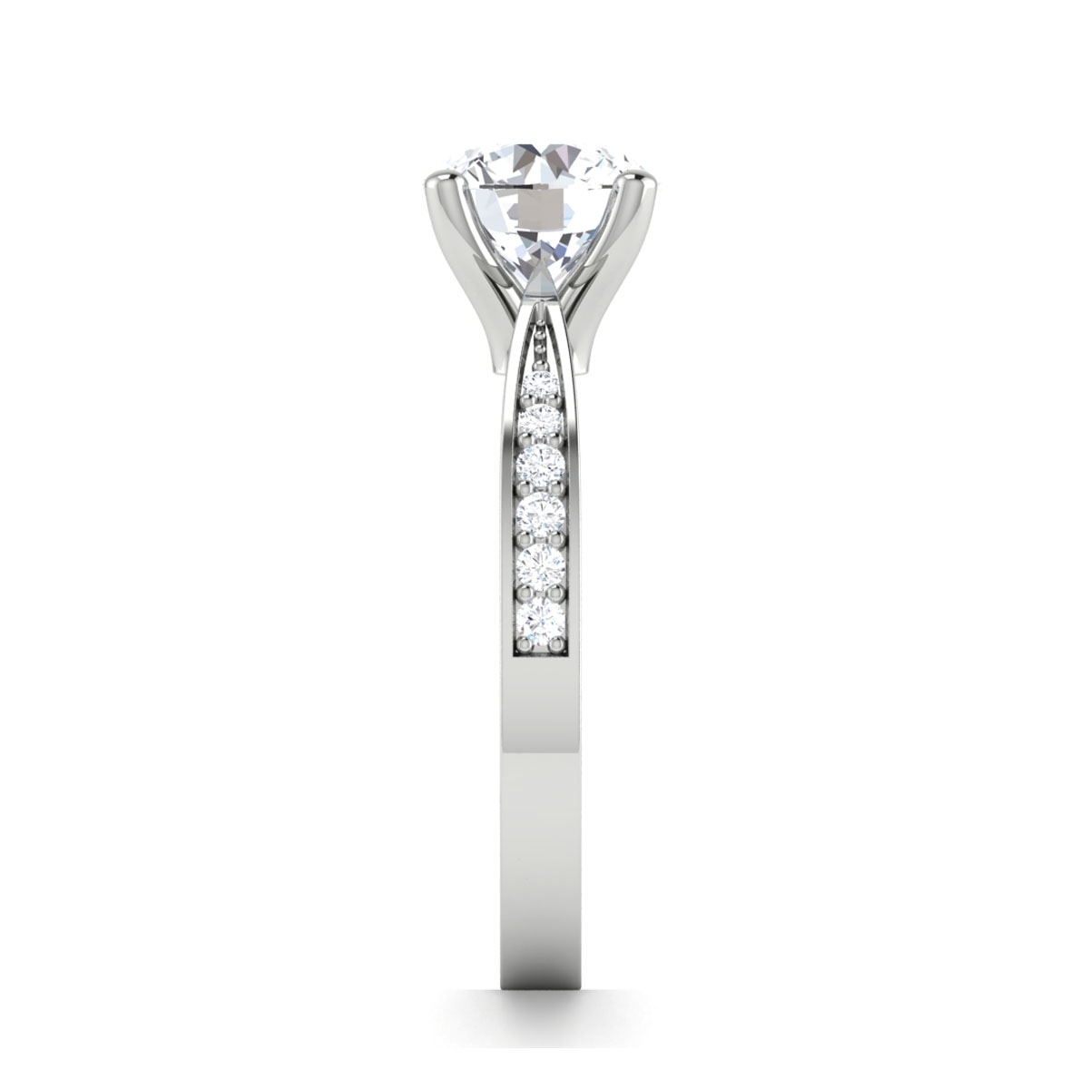 Elsie in 18k White Gold — view 4