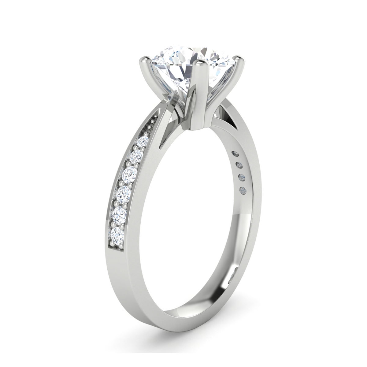 Elsie in 18k White Gold — view 3
