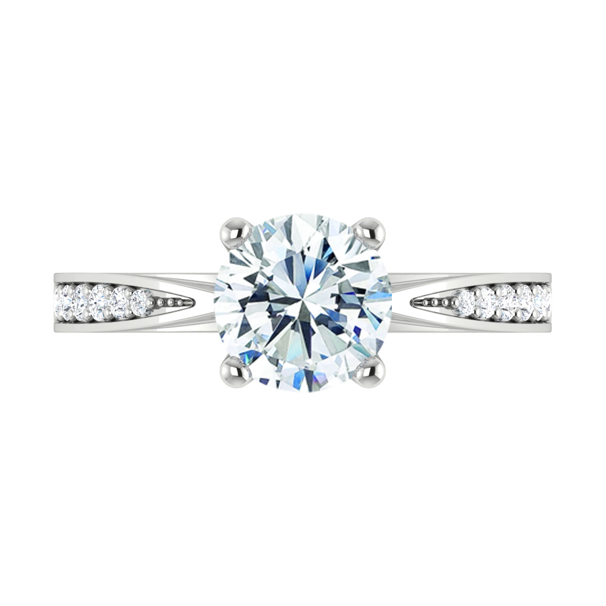 Elsie in 18k White Gold — view 5