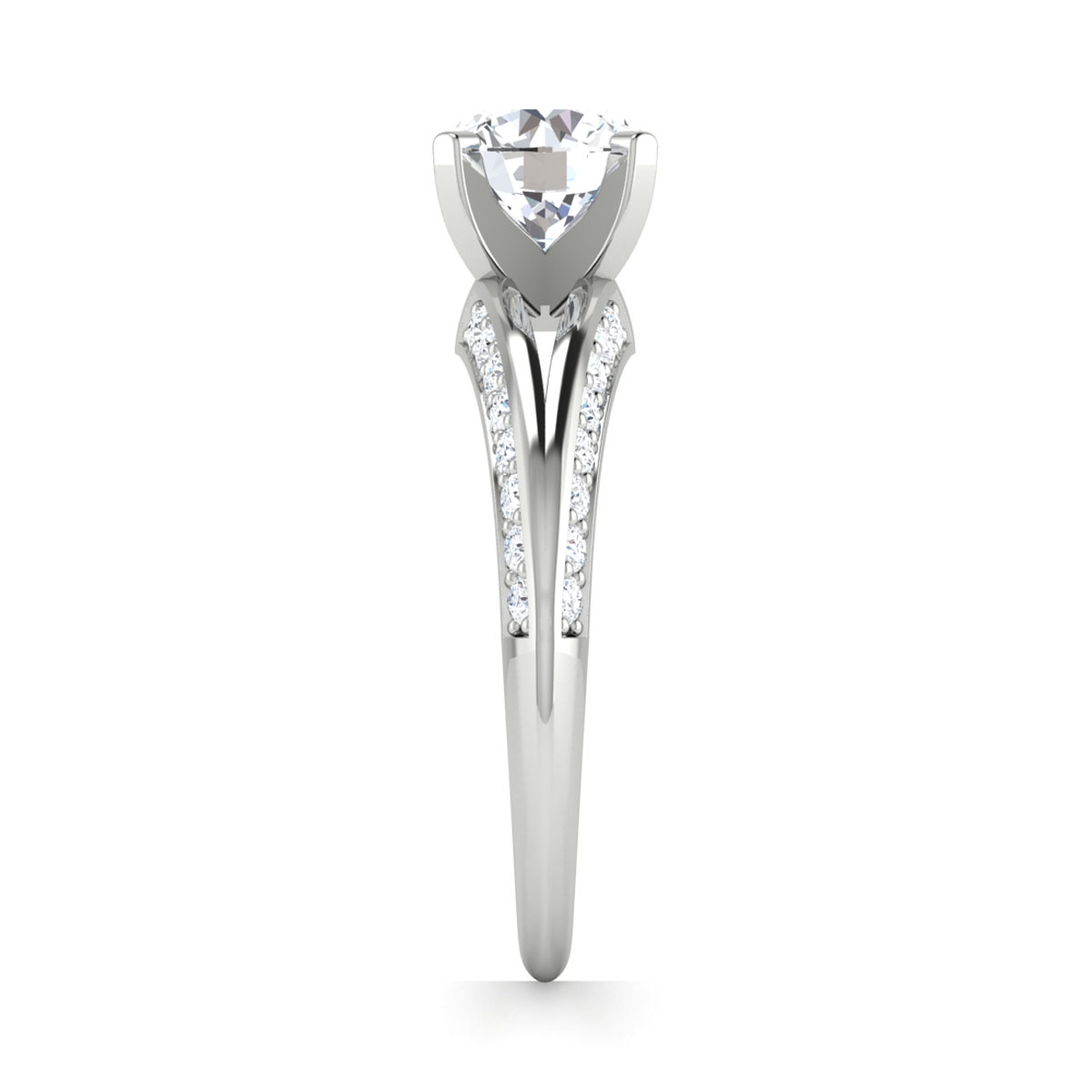 Emilia in 18k White Gold — view 4