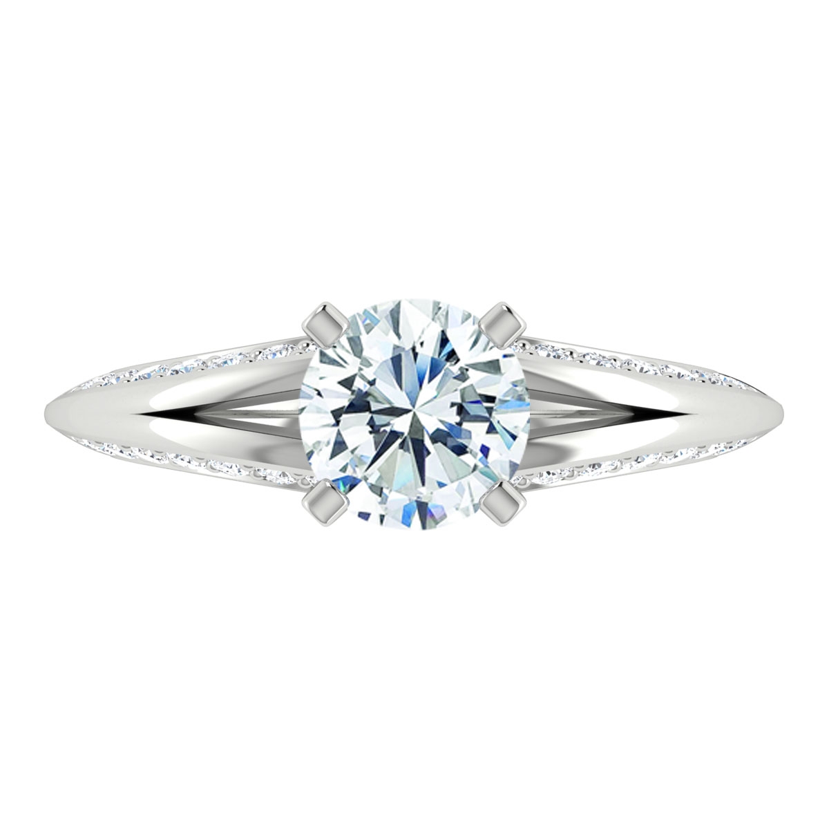 Emilia in 18k White Gold — view 5