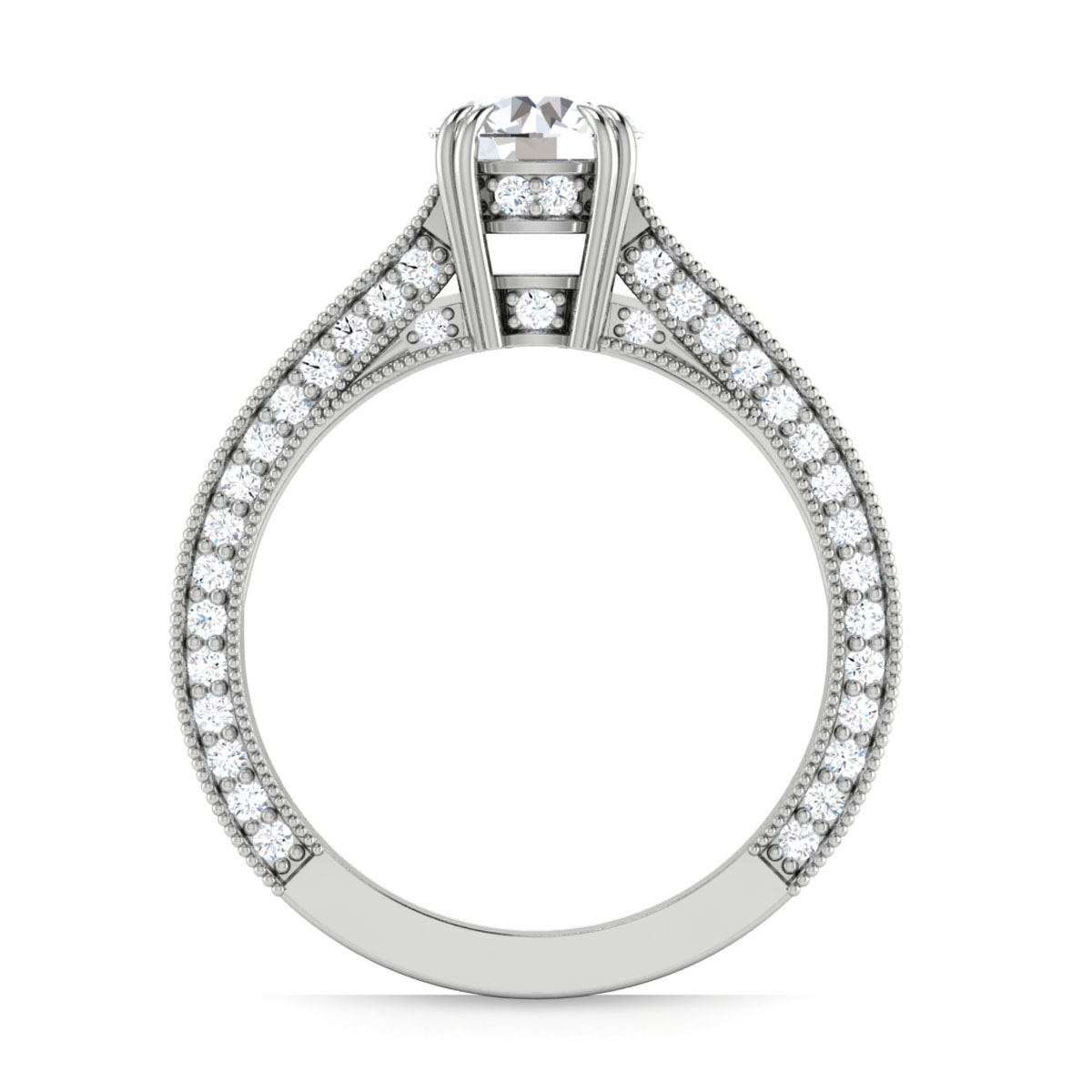 Milka in 18k White Gold — view 2
