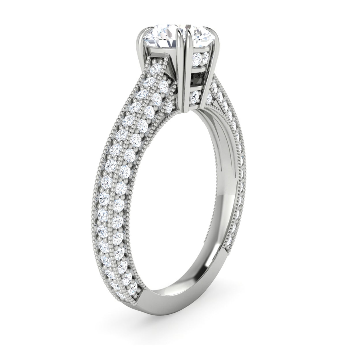 Milka in 18k White Gold — view 3
