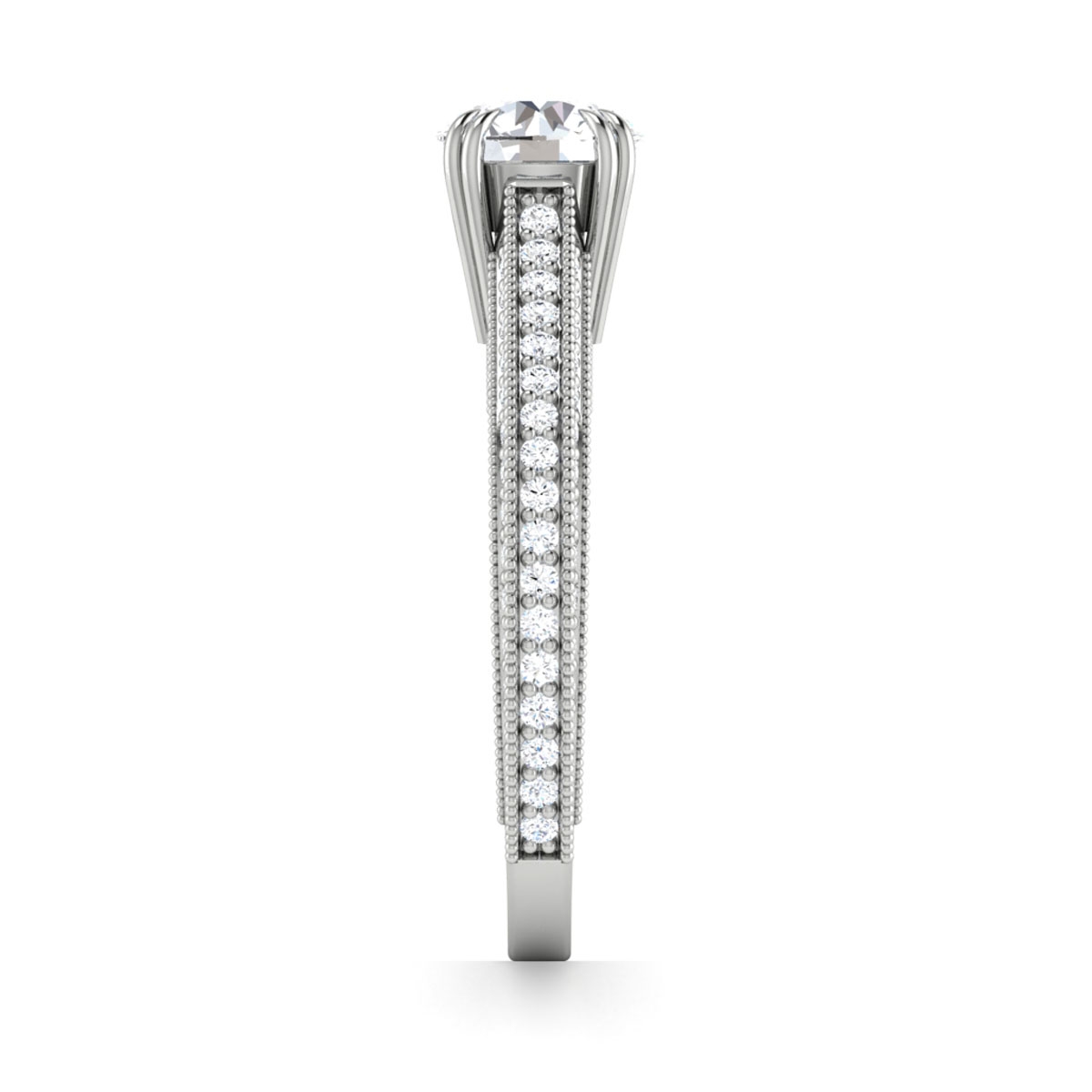 Milka in 18k White Gold — view 4