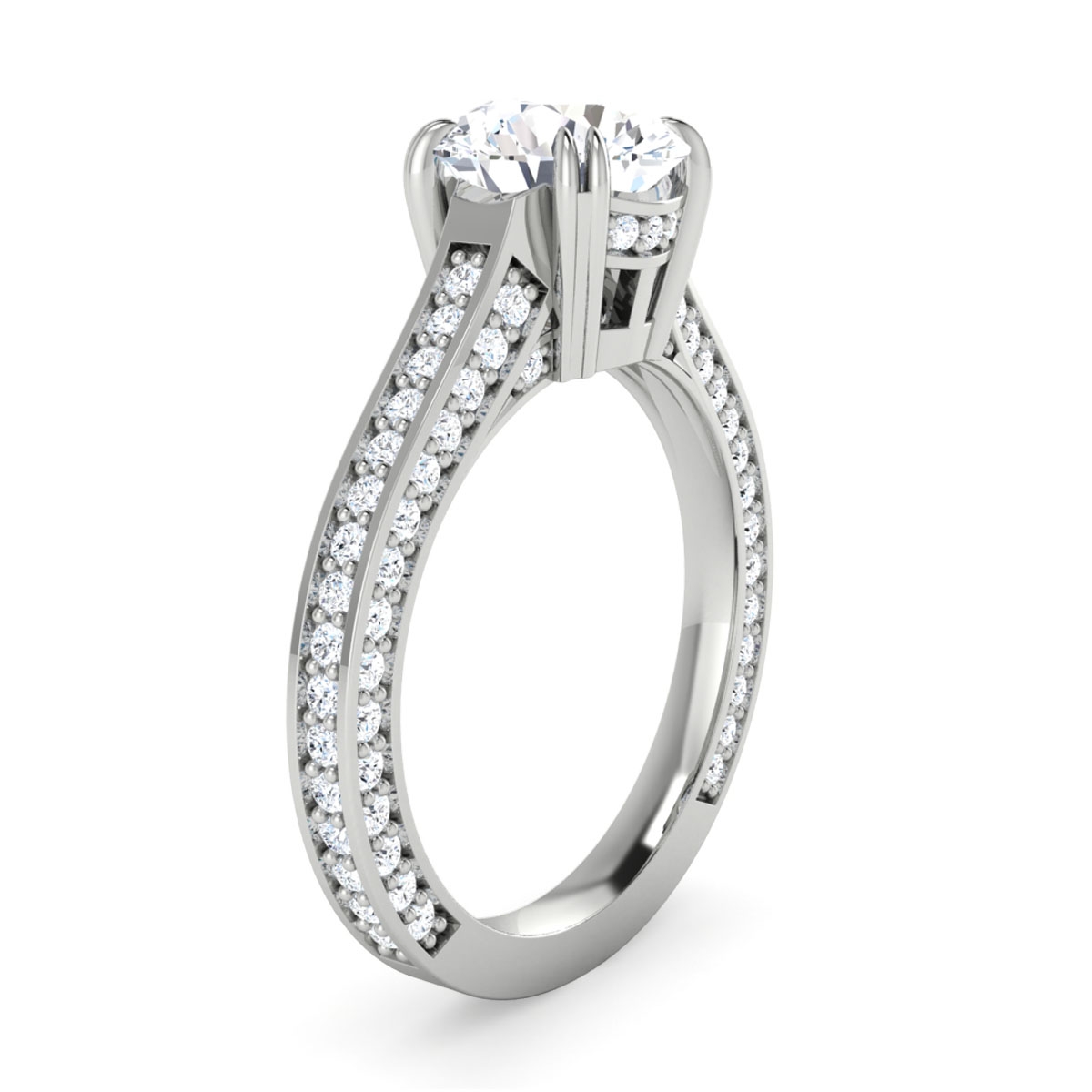 Molly in 18k White Gold — view 3