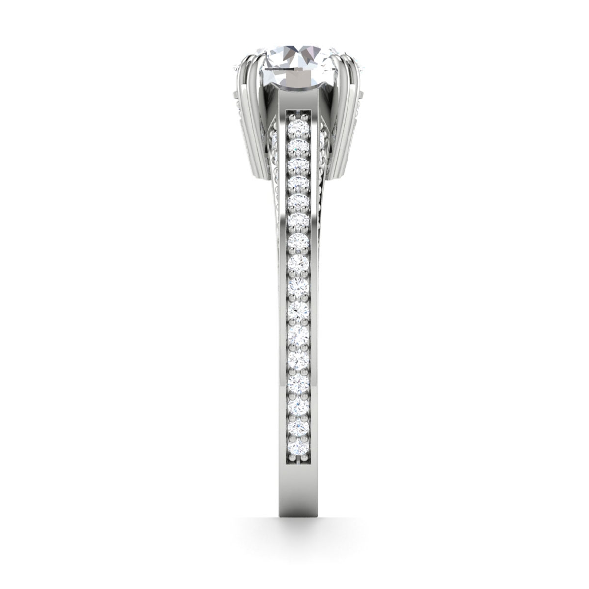 Molly in 18k White Gold — view 4