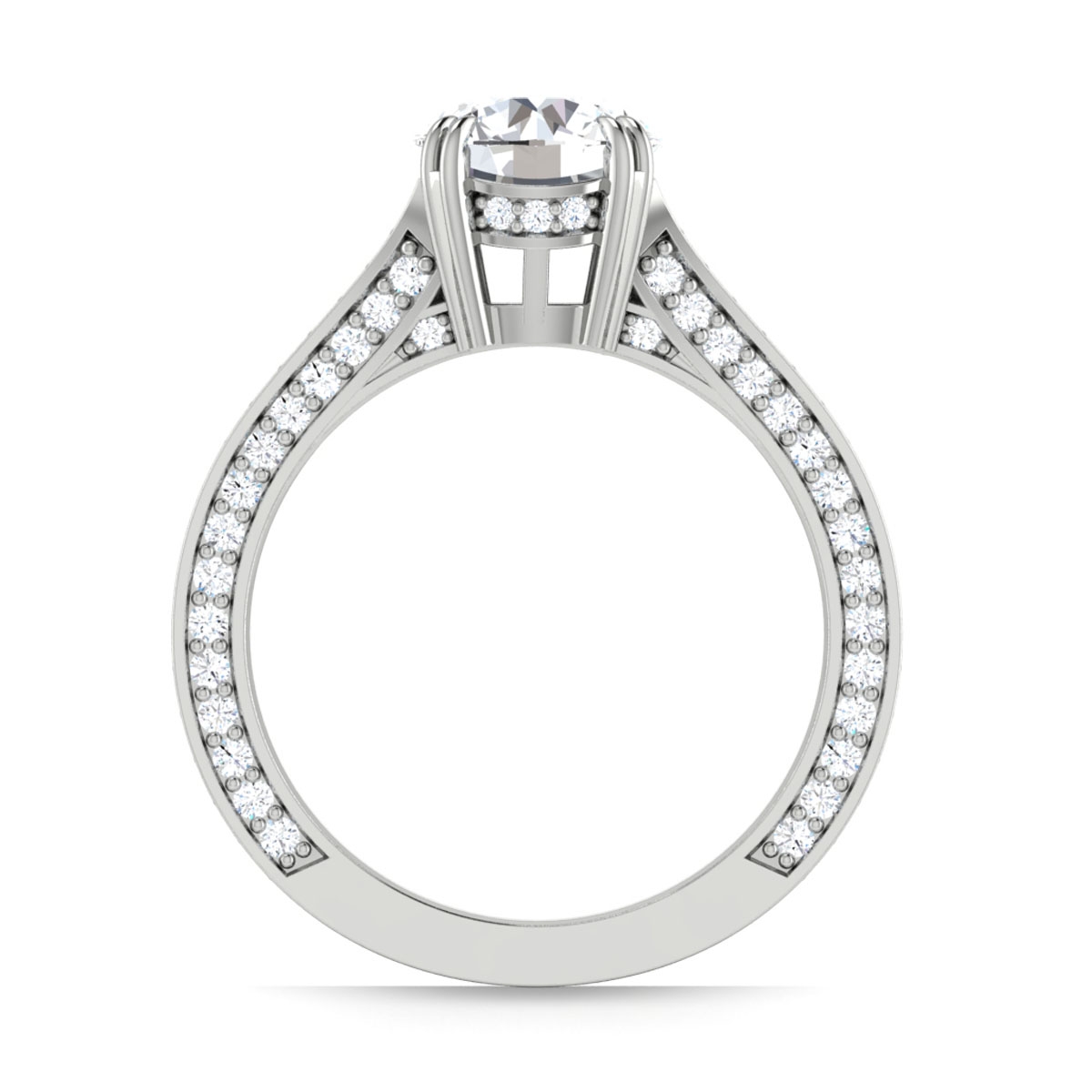 Molly in 18k White Gold — view 2