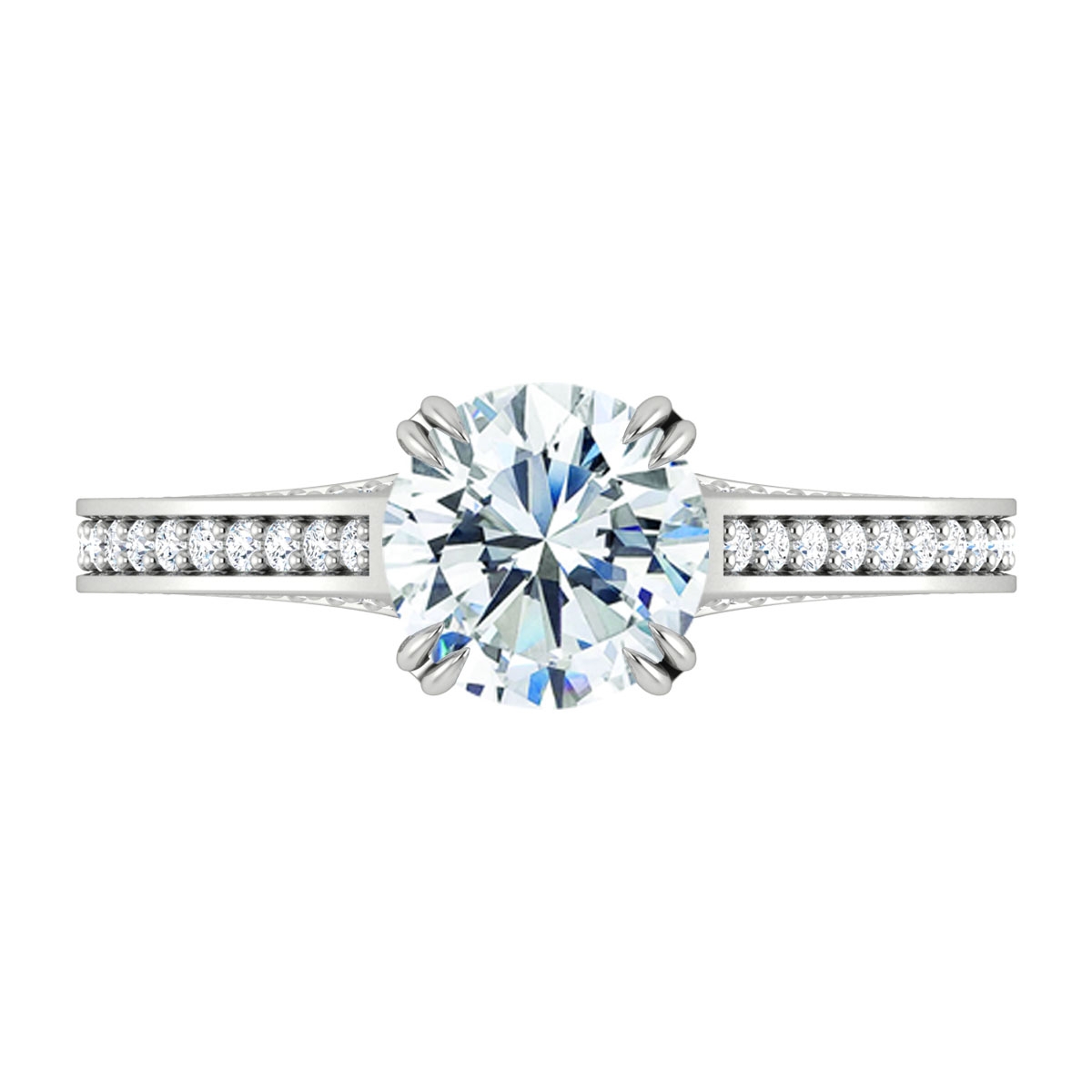 Molly in 18k White Gold — view 5
