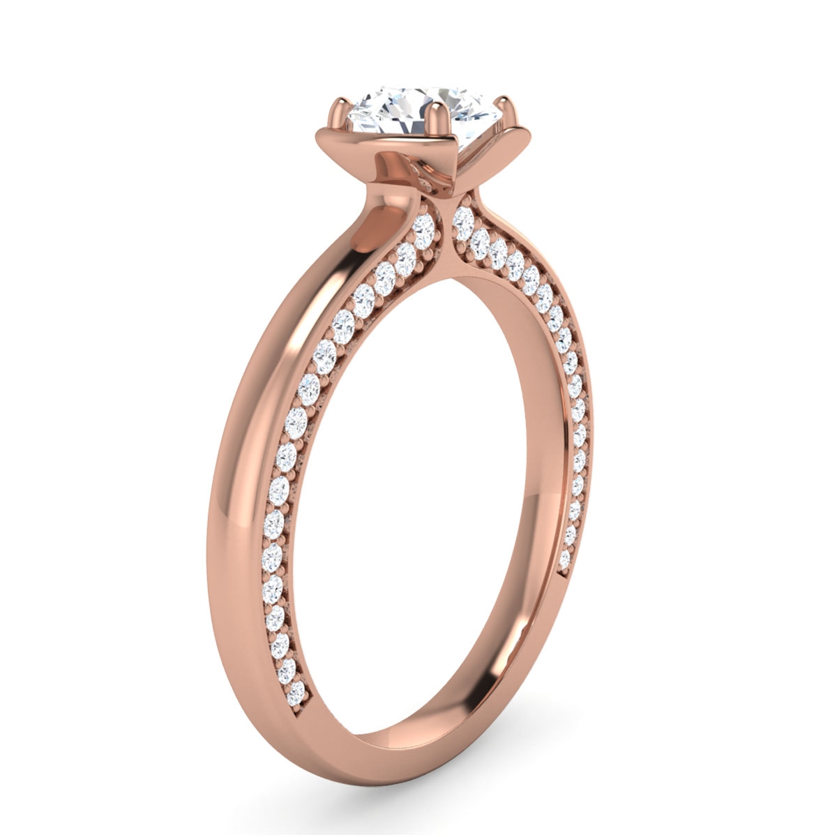 Nora in 18k Rose Gold — view 3