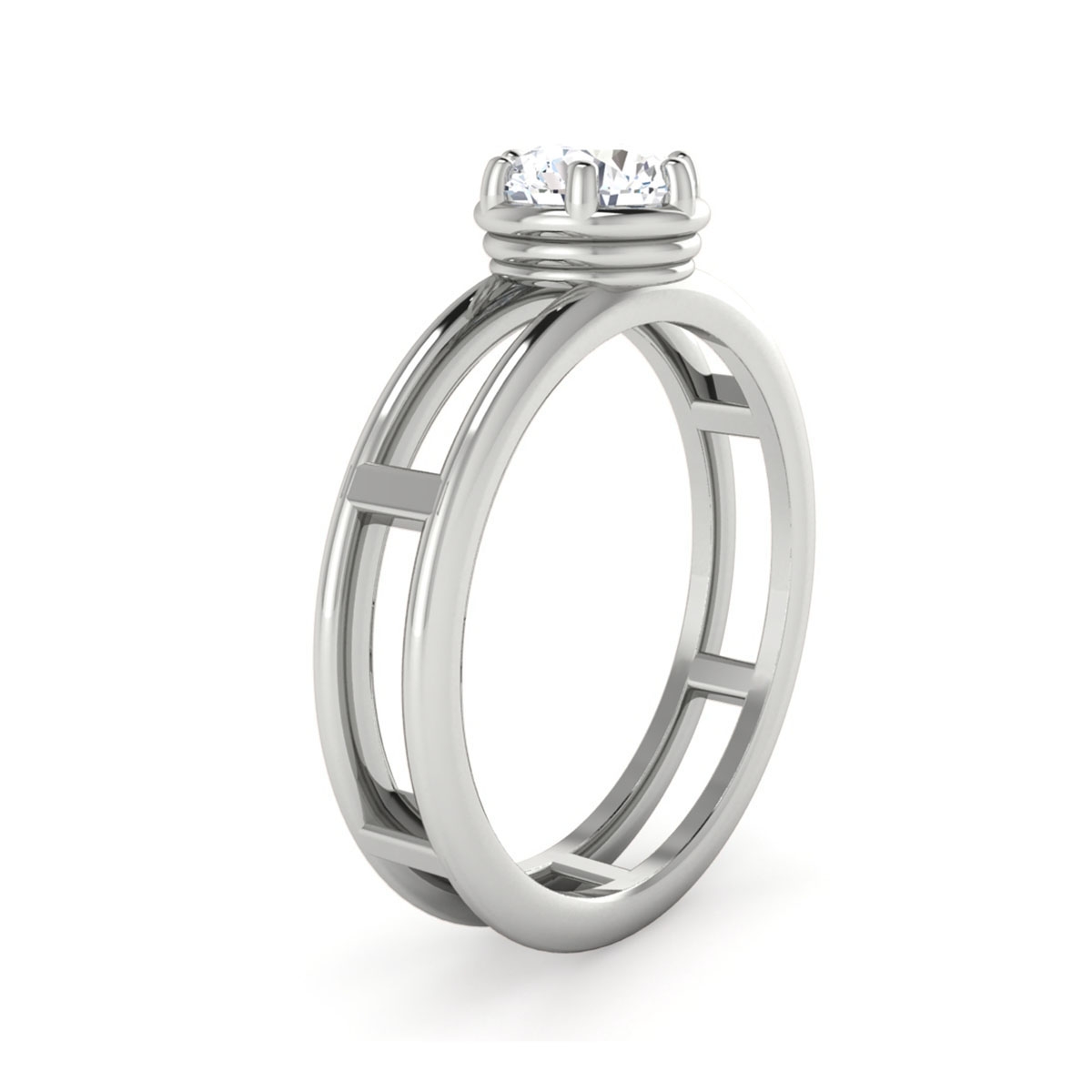 Bobby in 18k White Gold — view 3