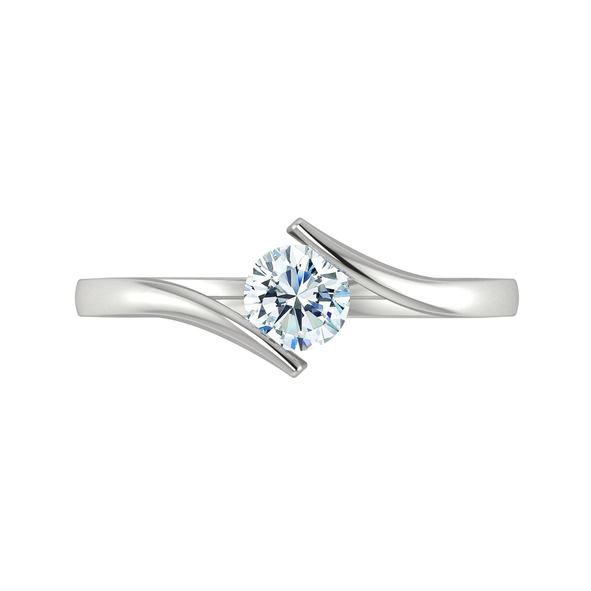 Yumi in 18k White Gold — view 5