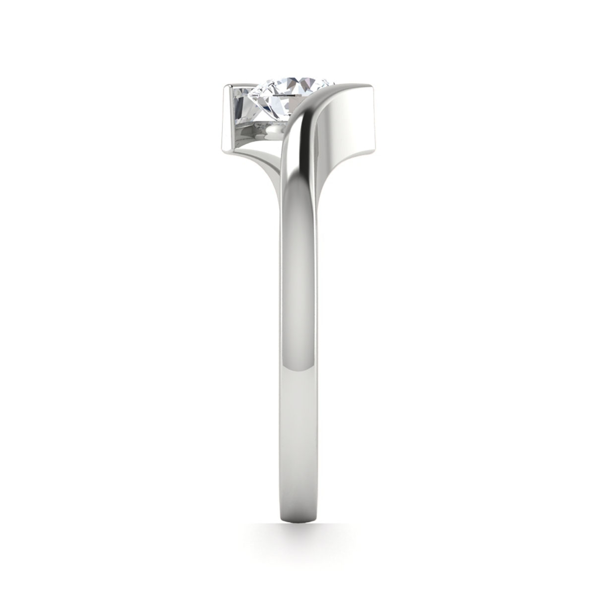 Yumi in 18k White Gold — view 4