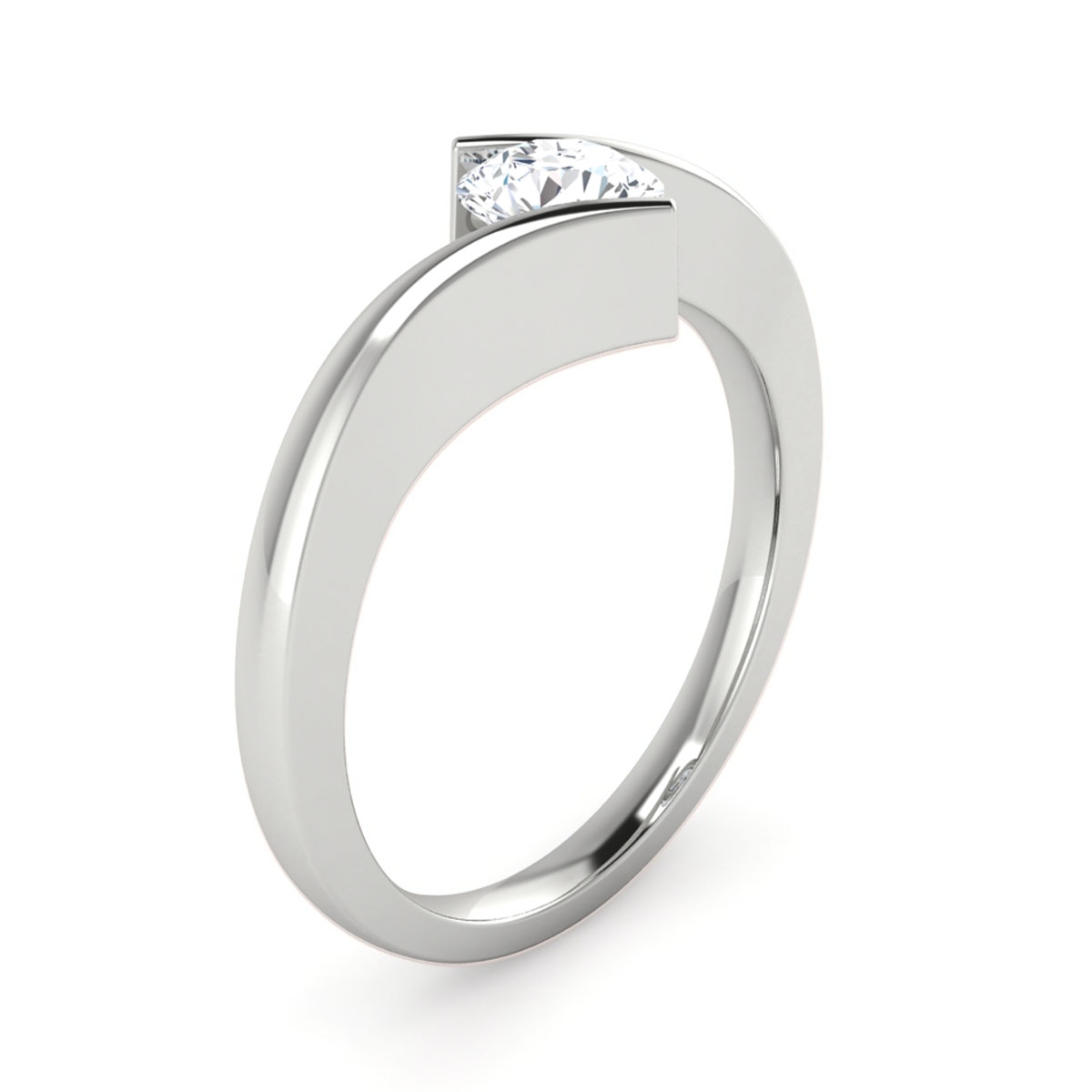 Yumi in 18k White Gold — view 3