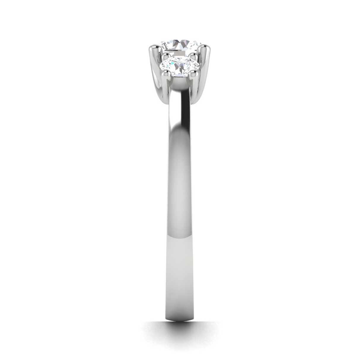 Isabel in 18k White Gold — view 4
