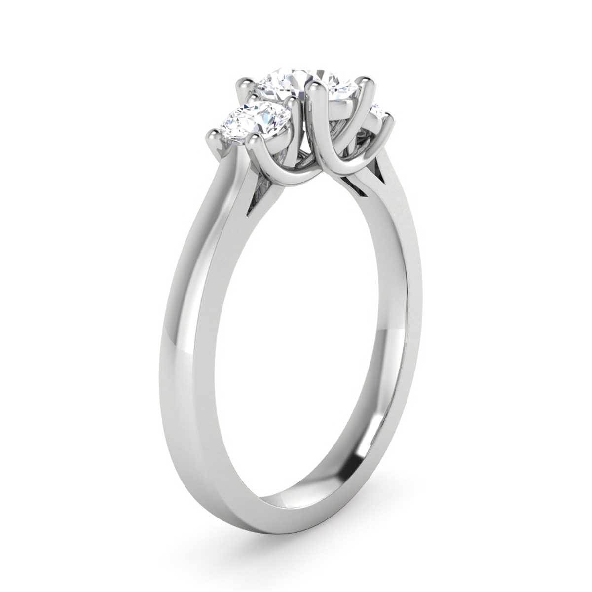 Isabel in 18k White Gold — view 3