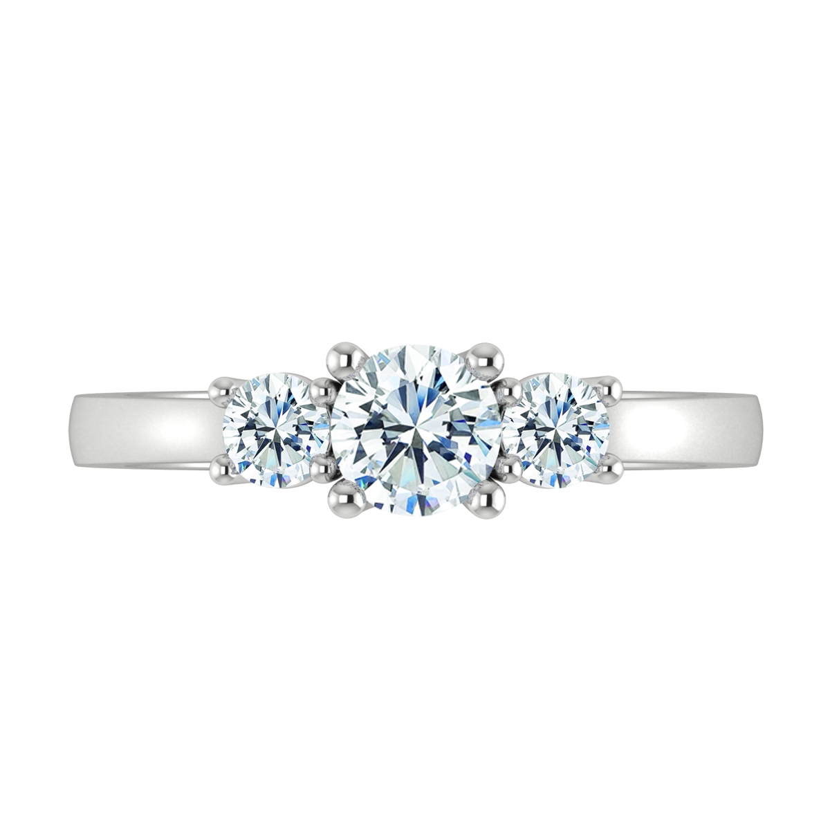 Isabel in 18k White Gold — view 5
