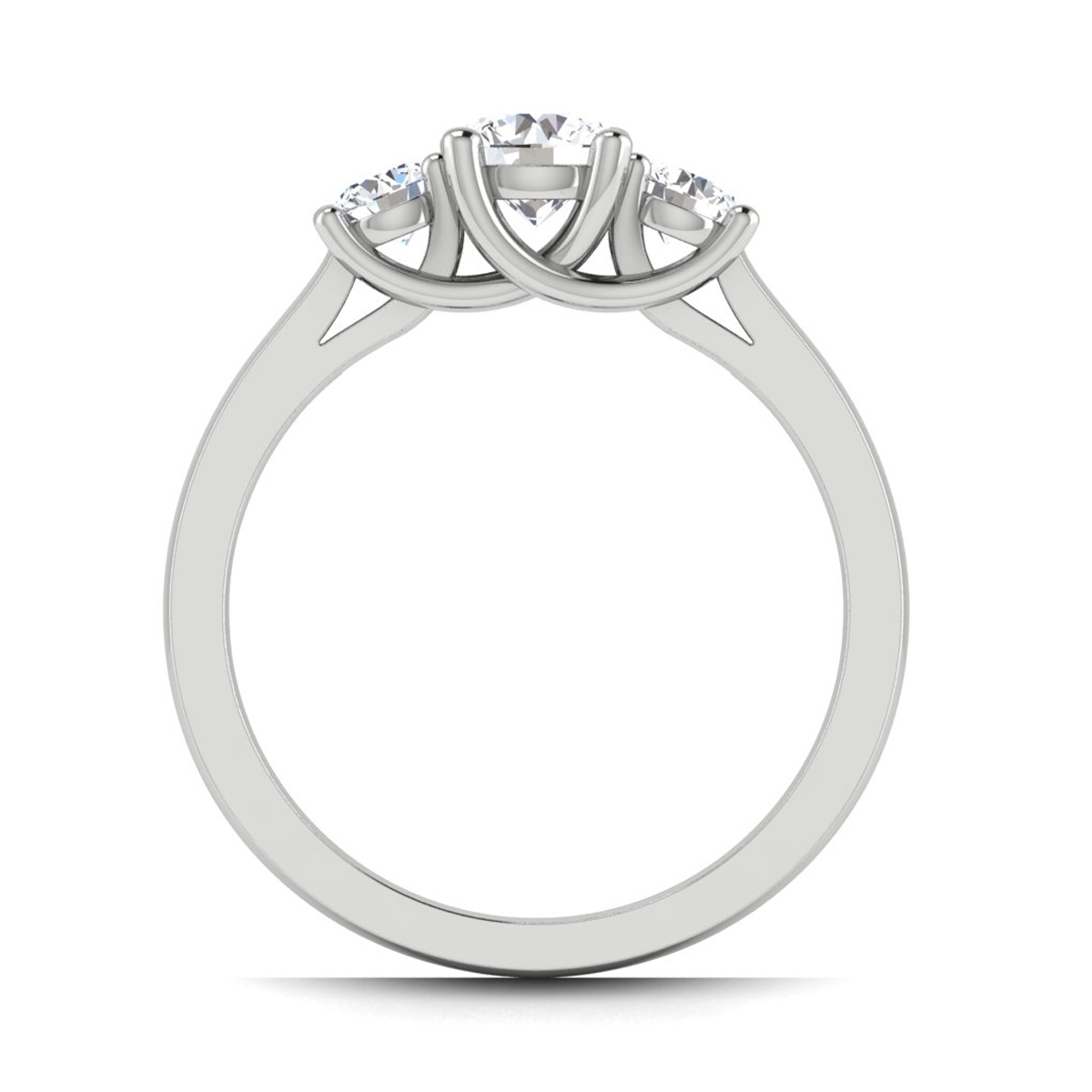 Isabel in 18k White Gold — view 2