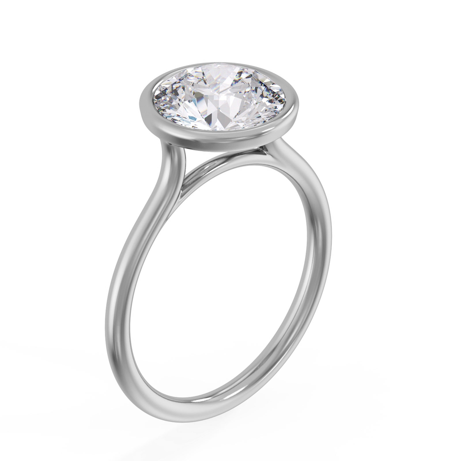 Gemma in 18k White Gold — view 2