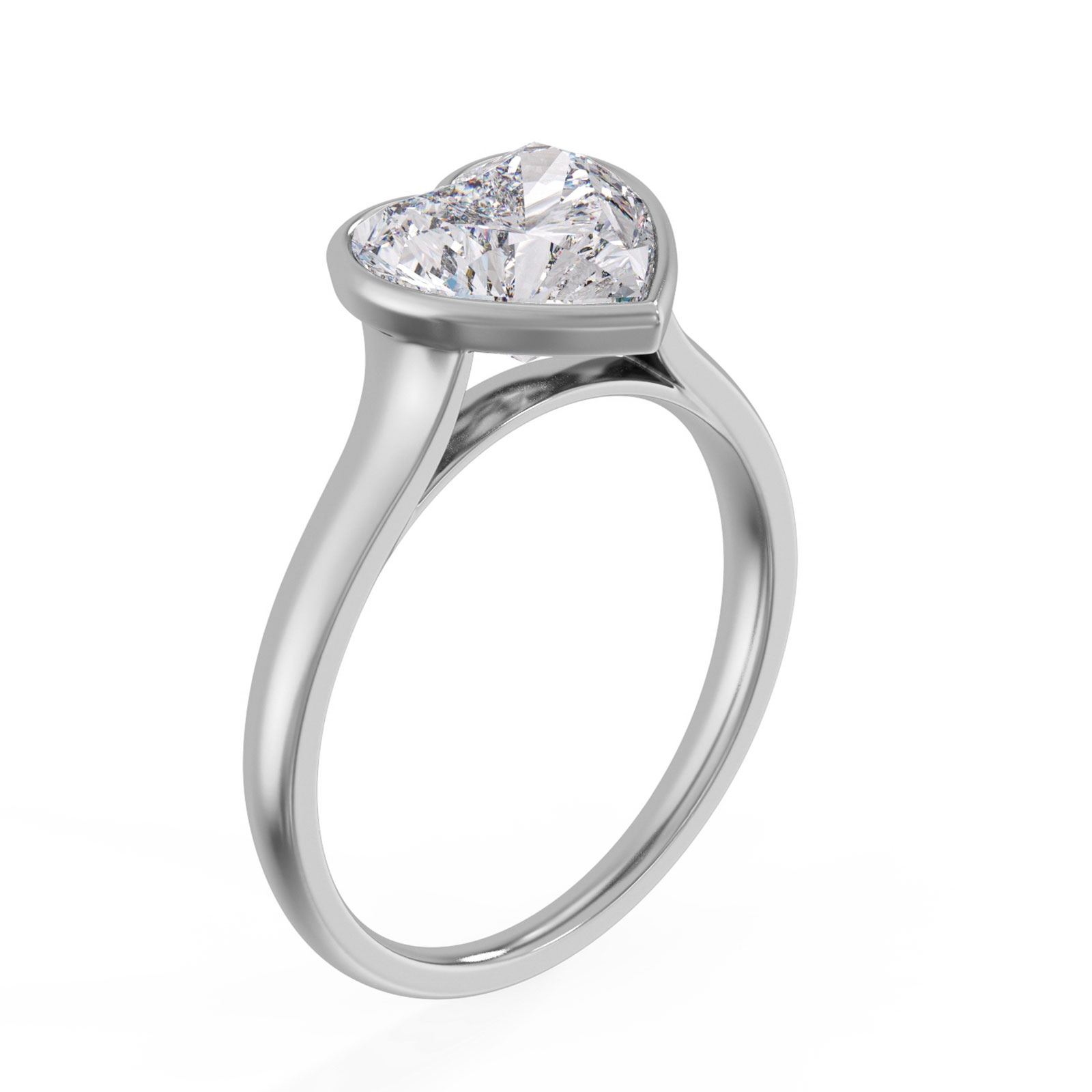 Amani in 18k White Gold — view 2
