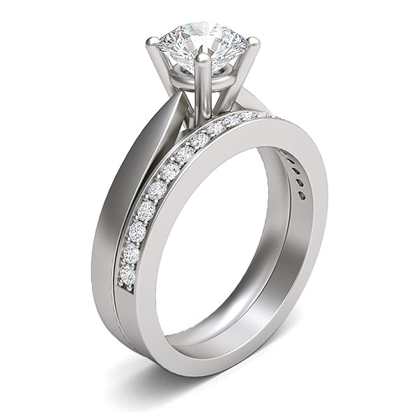 Shania in 18k White Gold