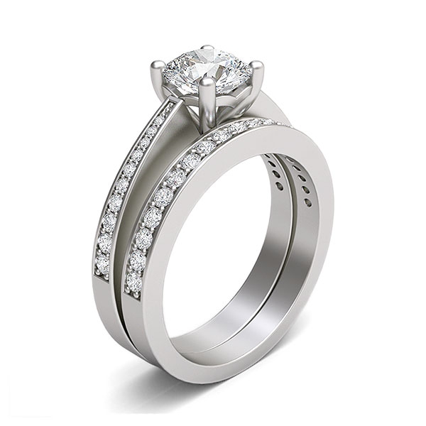 Jane in 18k White Gold