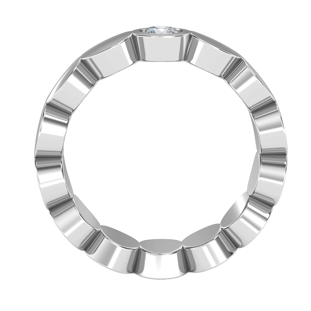 Jenny in 18k White Gold — view 3