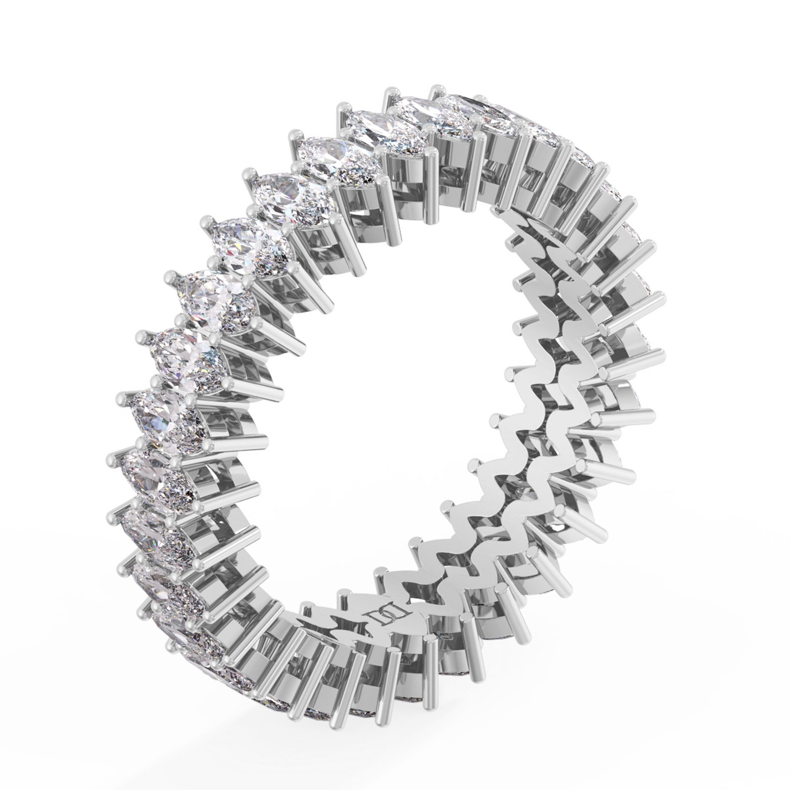 Rania in 18k White Gold — view 2