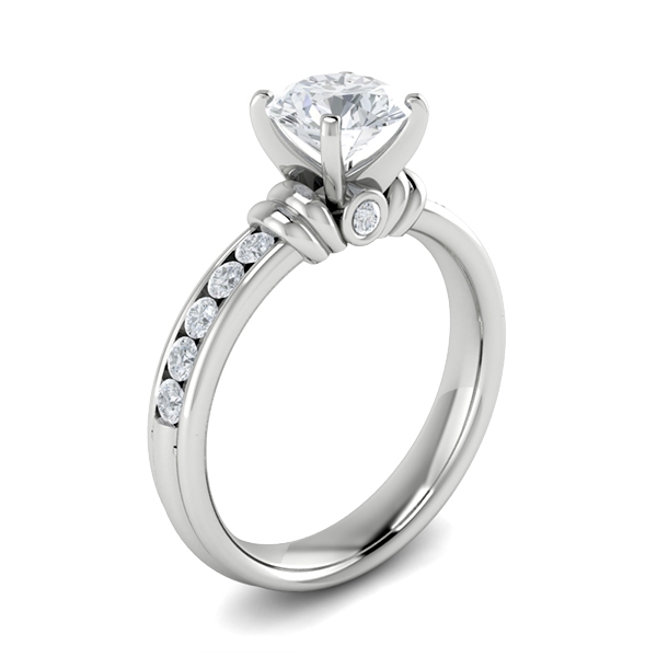 Millie in 18k White Gold — view 3