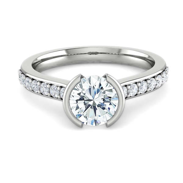 Gillian in 18k White Gold