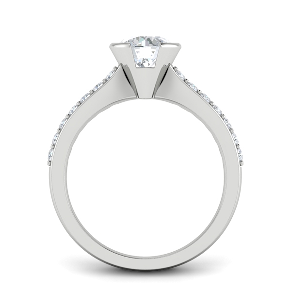 Gillian in 18k White Gold — view 2