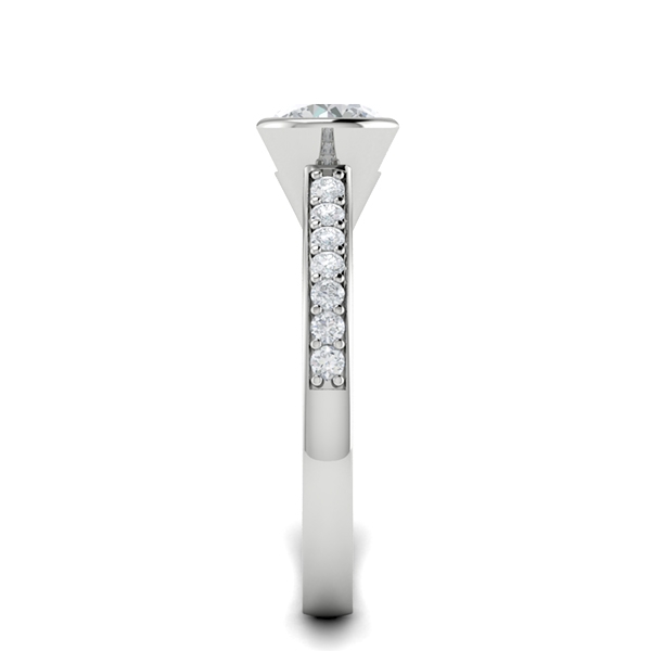 Gillian in 18k White Gold — view 4