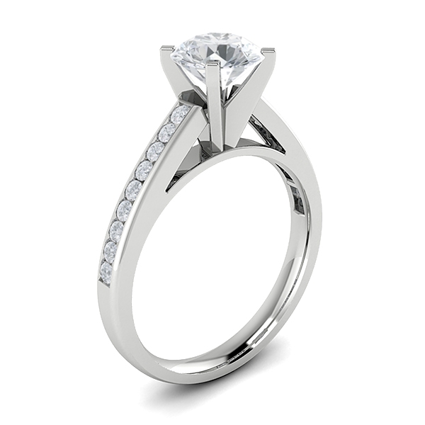 Alexa in 18k White Gold — view 3