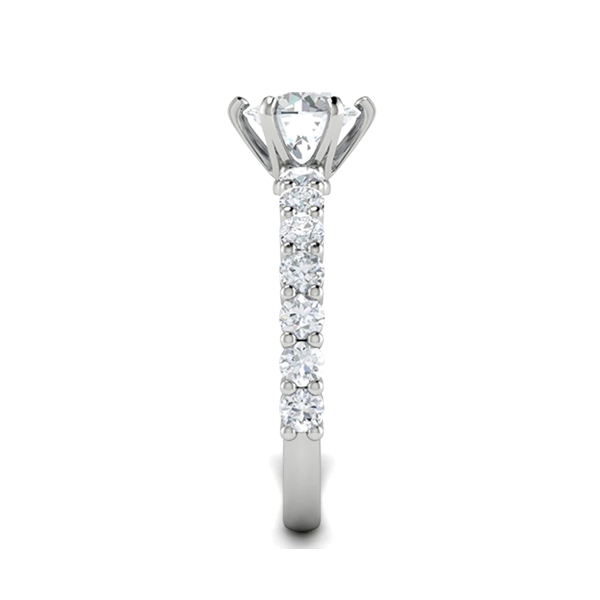 Ivy in 18k White Gold — view 4