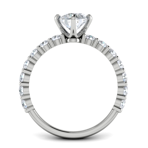 Ivy in 18k White Gold — view 2