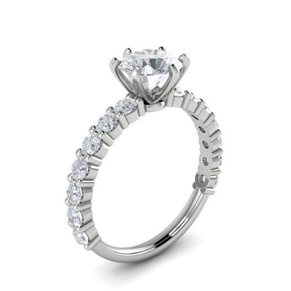 Ivy in 18k White Gold — view 3