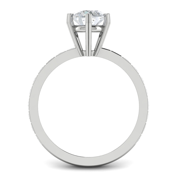 Sasha in 18k White Gold — view 2