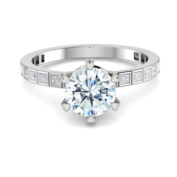 Sasha in 18k White Gold
