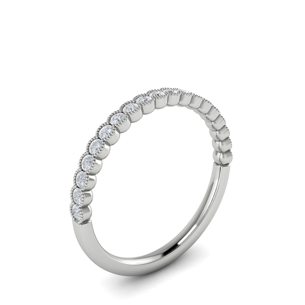 Emilee in 18k White Gold — view 2