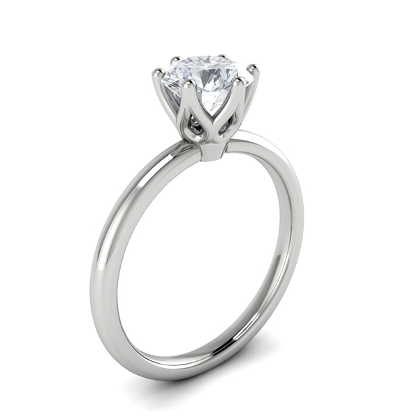 Andie in 18k White Gold — view 3