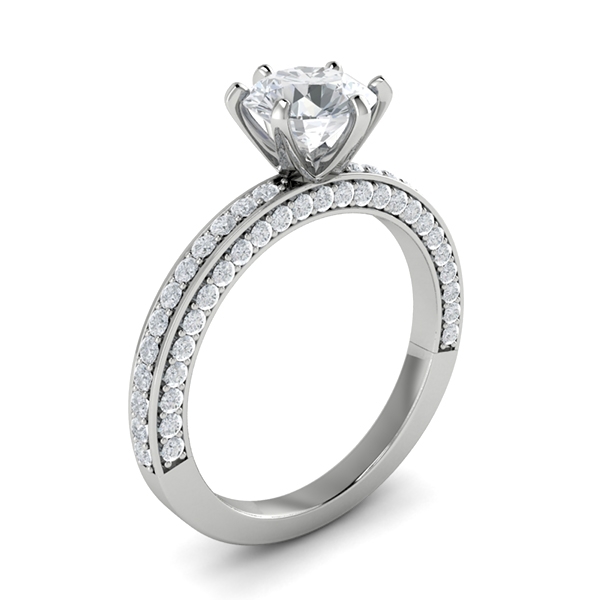 Maira in 18k White Gold — view 3