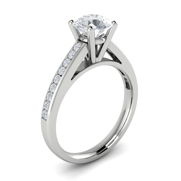 Simone in 18k White Gold — view 3