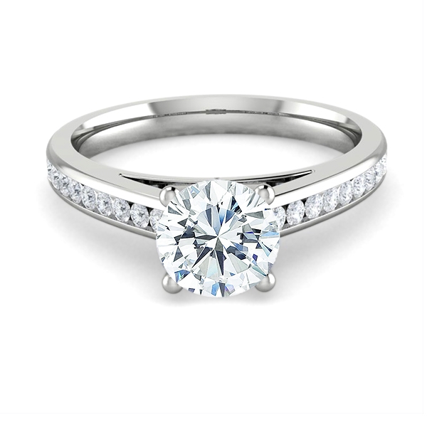 Simone in 18k White Gold