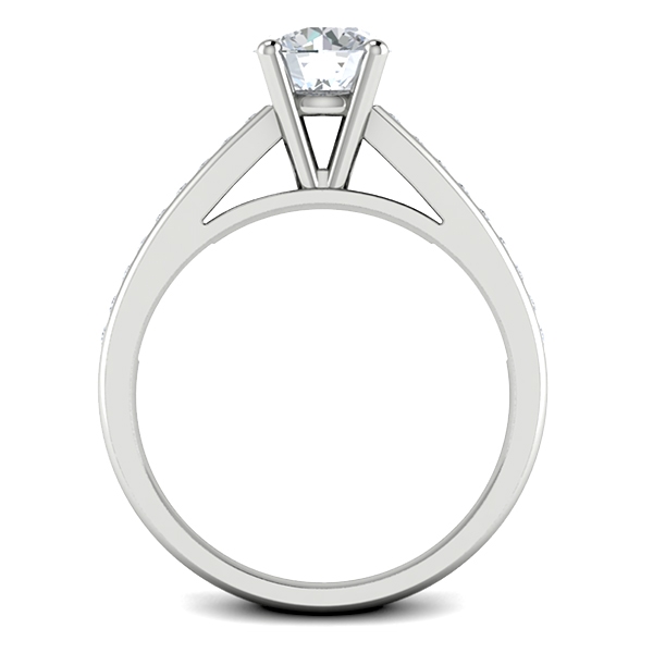 Simone in 18k White Gold — view 2