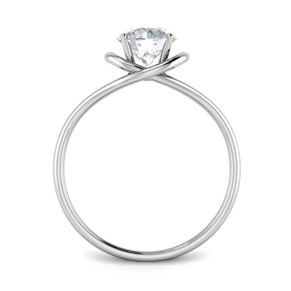 Zoya in 18k White Gold — view 2
