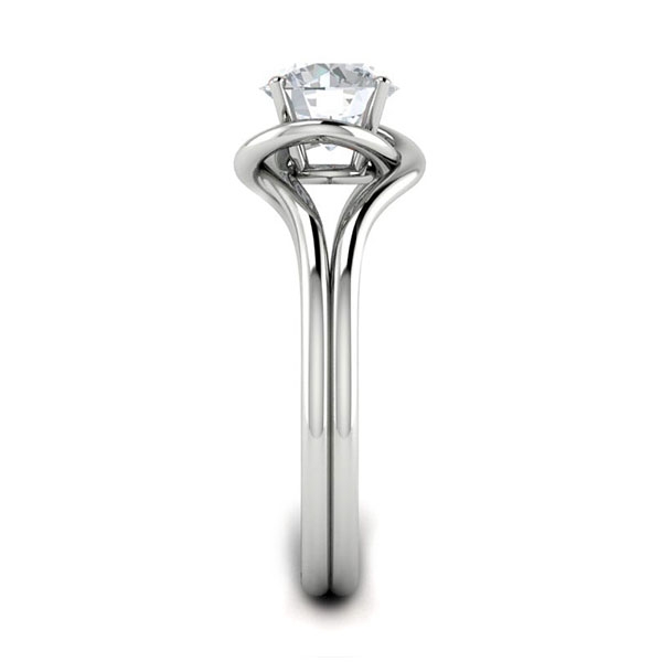Zoya in 18k White Gold — view 4