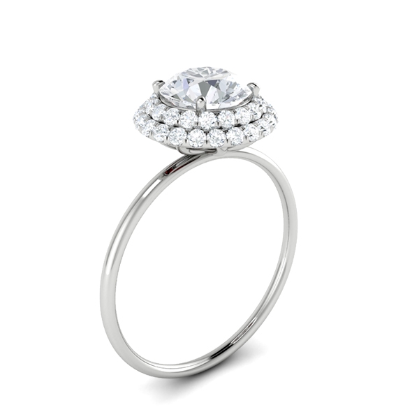 Oona in 18k White Gold — view 3